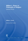 Image for William L. Rowe on Philosophy of Religion