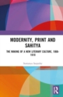Image for Modernity, Print and Sahitya