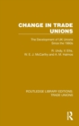 Image for Change in Trade Unions