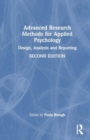 Image for Advanced Research Methods for Applied Psychology : Design, Analysis and Reporting
