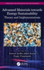Image for Advanced materials towards energy sustainability  : theory and implementations