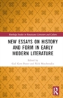 Image for New Essays on History and Form in Early Modern Literature