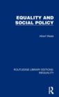 Image for Equality and Social Policy