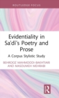 Image for Evidentiality in Sa&#39;di&#39;s Poetry and Prose