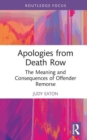 Image for Apologies from Death Row