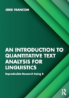 Image for An Introduction to Quantitative Text Analysis for Linguistics