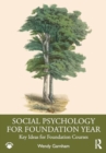 Image for Social Psychology for Foundation Year