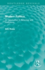 Image for Modern politics  : an introduction to behaviour and institutions