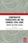 Image for Comparative perspectives on the Chinese Civil Code  : property law across cultures