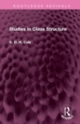 Image for Studies in Class Structure