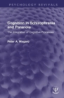 Image for Cognition in Schizophrenia and Paranoia