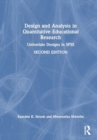 Image for Design and Analysis in Quantitative Educational Research