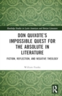 Image for Don Quixote’s Impossible Quest for the Absolute in Literature : Fiction, Reflection, and Negative Theology
