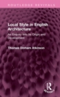 Image for Local Style in English Architecture