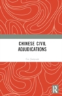 Image for Chinese civil adjudications