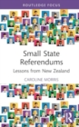 Image for Small state referendums  : lessons from New Zealand
