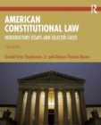 Image for American Constitutional Law : Introductory Essays and Selected Cases
