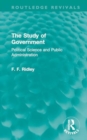 Image for The study of government  : political science and public administration