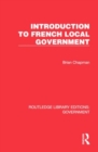 Image for Introduction to French Local Government