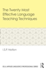 Image for The Twenty Most Effective Language Teaching Techniques