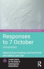 Image for Responses to 7 October: Universities