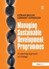 Image for Managing Sustainable Development Programmes
