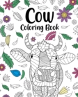Image for Cow Coloring Book : Adult Coloring Book, Cow Owner Gift, Floral Mandala Coloring Pages