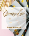 Image for Grocery List - Blank Note - Write It Down - Pastel Rose Pink Gold Yellow Dot Gray Abstract Modern Contemporary Design