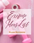Image for Exercise Ideas List - Blank Notebook - Write It Down - Pastel Rose Gold Pink - Abstract Modern Contemporary Unique Art