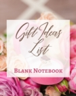 Image for Gift Ideas List - Blank Notebook - Write It Down - Pastel Rose Gold Pink - Abstract Modern Contemporary Unique Design
