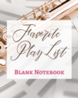 Image for Favorite Play List - Blank Notebook - Write It Down - Pastel Rose Gold Brown - Abstract Modern Contemporary Unique