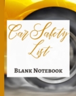 Image for Car Safety List - Blank Notebook - Write It Down - Pastel Rose Gold Pink - Abstract Modern Contemporary Unique Art