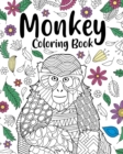 Image for Monkey Coloring Books : Coloring Books for Adults, Floral Mandala Coloring Pages, Animal Lovers