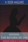 Image for Ayesha, the Return of She (Esprios Classics)