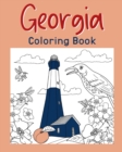 Image for Georgia Coloring Book : Adult Coloring Pages, Painting on USA States Landmarks and Iconic, Funny Stress