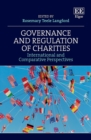 Image for Governance and regulation of charities  : international and comparative perspectives