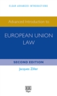 Image for Advanced Introduction to European Union Law