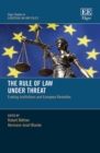 Image for The Rule of Law Under Threat : Eroding Institutions and European Remedies