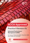 Image for Advanced performance management (APM): Practice &amp; revision kit