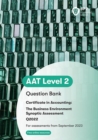 Image for AAT the business environment synoptic assessment: Question bank