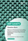 Image for AAT drafting and interpreting financial statements: Question bank