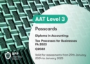 Image for AAT Tax Processes for Businesses : Passcards
