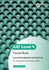 Image for AAT - Accounting Systems &amp; Controls Synoptic Assessment