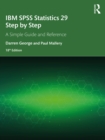 Image for IBM SPSS Statistics 29 Step by Step: A Simple Guide and Reference