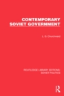 Image for Contemporary Soviet Government