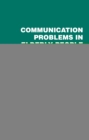 Image for Communication Problems in Elderly People