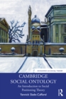 Image for Cambridge Social Ontology: An Introduction to Social Positioning Theory