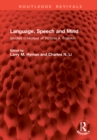 Image for Language, Speech and Mind
