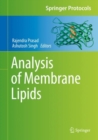 Image for Analysis of membrane lipids