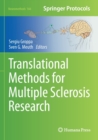 Image for Translational methods for multiple sclerosis research